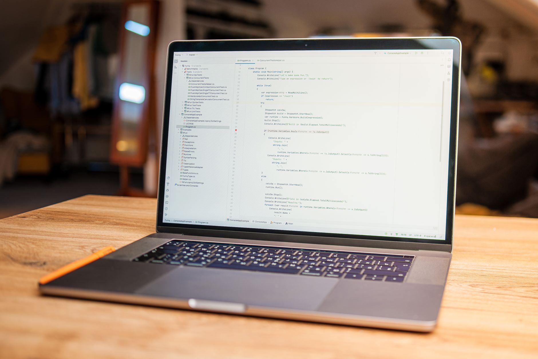 Analyse de données sur ordinateur portable