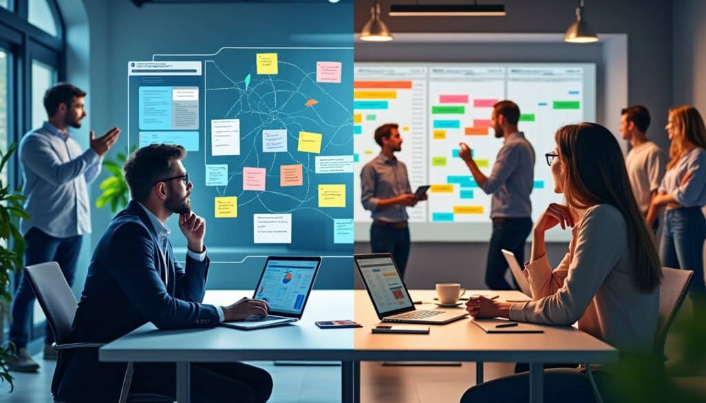 découvrez les différences entre la gestion de projet agile et scrum, et choisissez la méthode la plus adaptée à votre projet en fonction de vos besoins spécifiques.