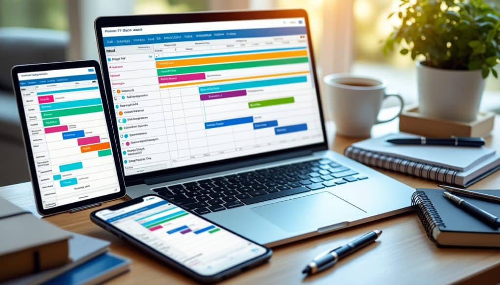 Diagramme de Gantt lancement produit : les outils du marché