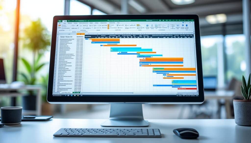 Faire un diagramme de Gantt sur Excel : par l&rsquo;exemple