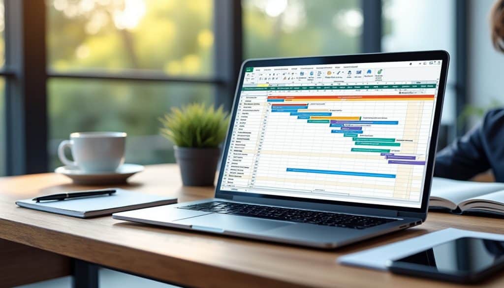 découvrez comment créer et utiliser un modèle de diagramme de gantt dans excel grâce à une méthode claire expliquée par l'exemple, pour mieux organiser vos projets.